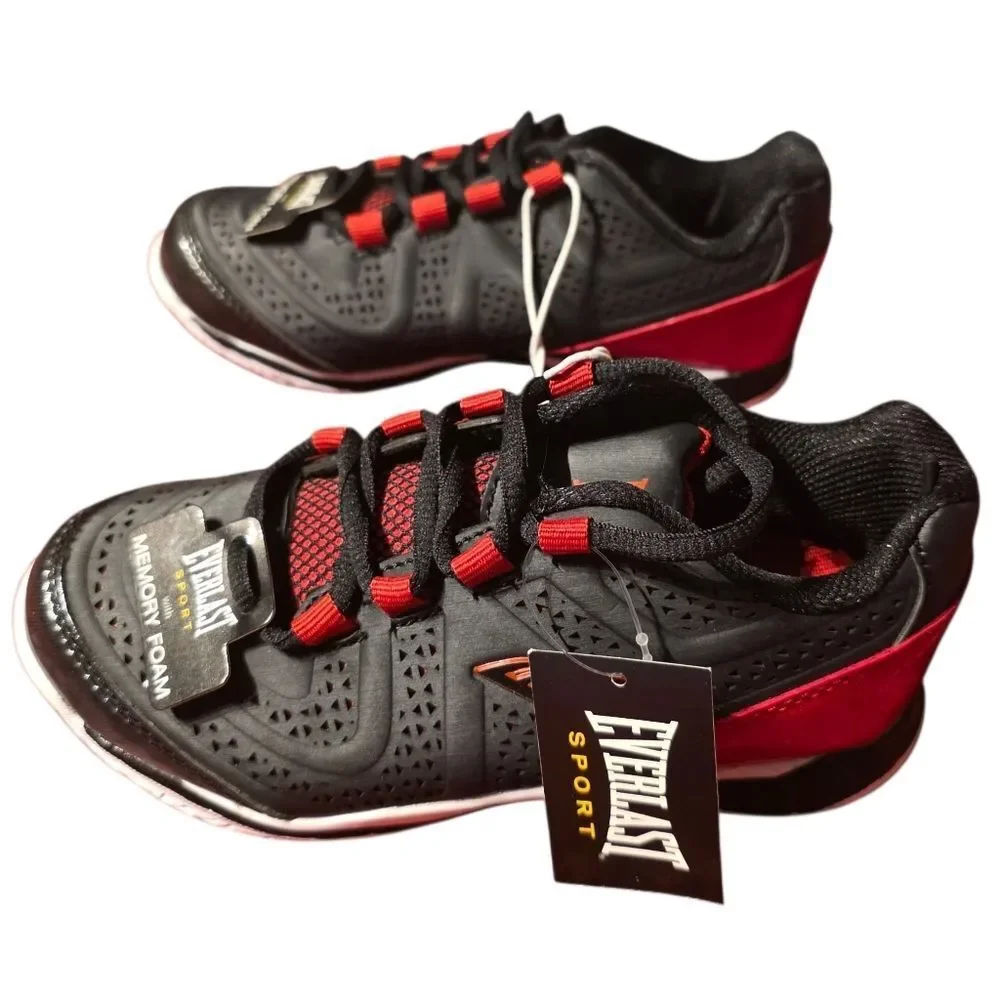 Everlast Sport Black and Red Athletic Shoes